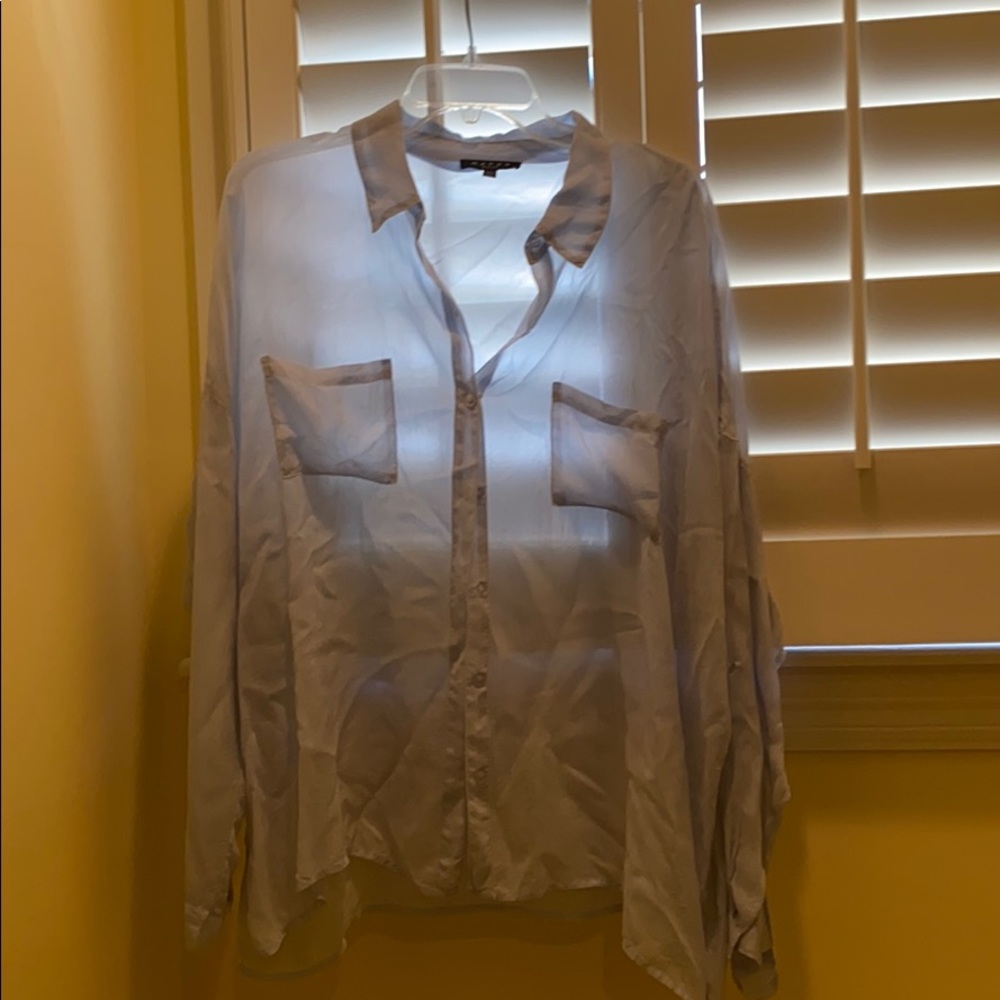 COPY - Light blue button down